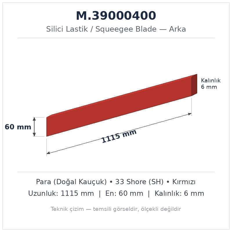 Silici Lastik M.39000400