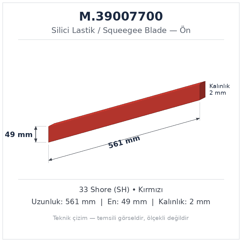Silici Lastik M.39007700