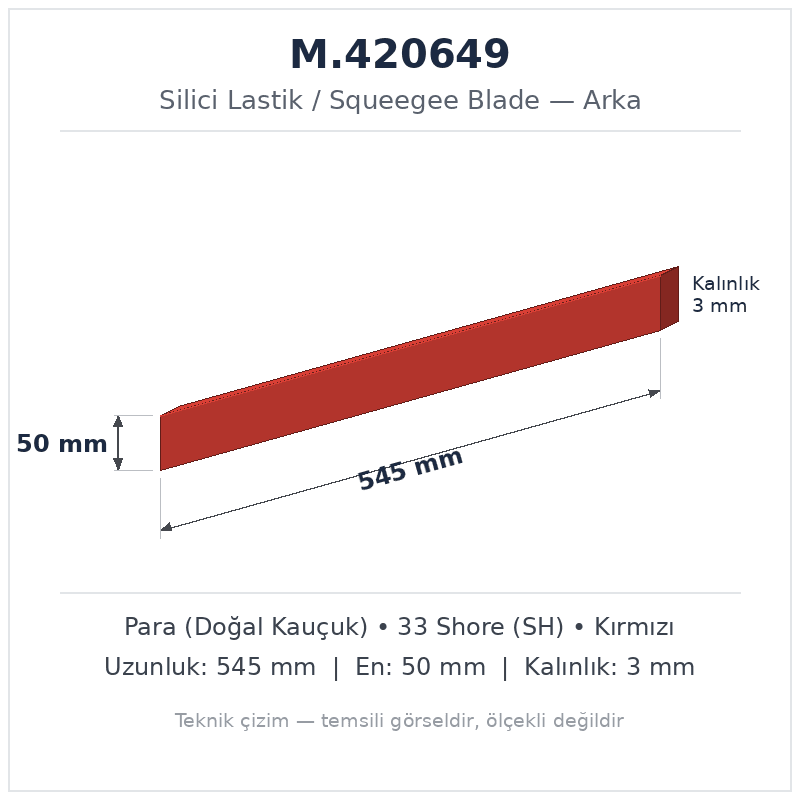 Silici Lastik M.420649