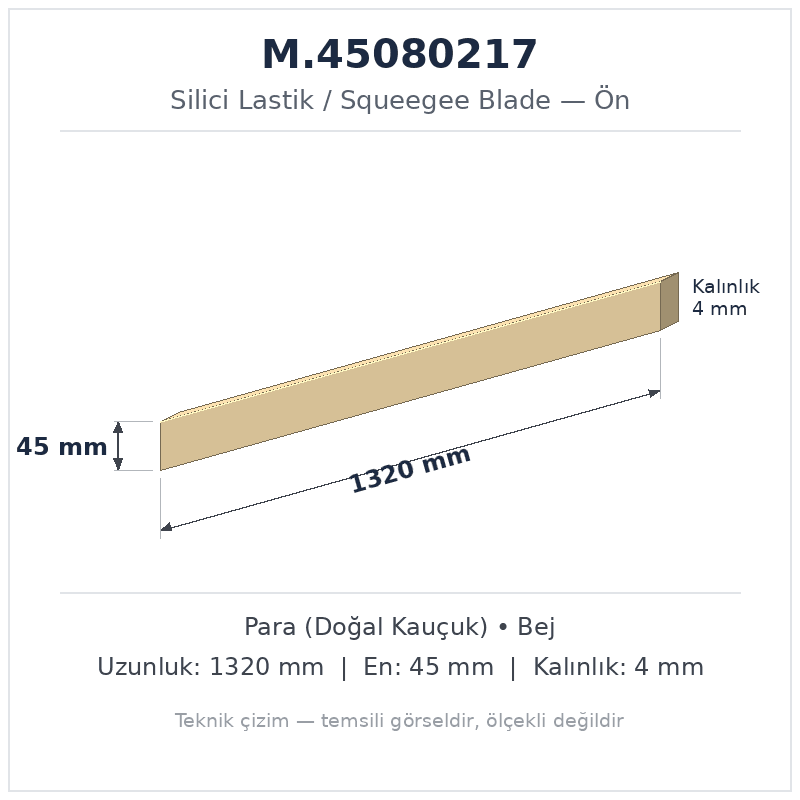 Silici Lastik M.45080217