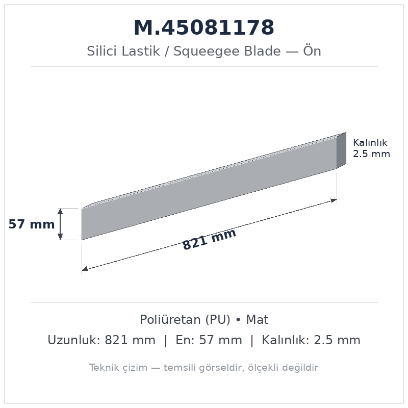 Silici Lastik M.45081178