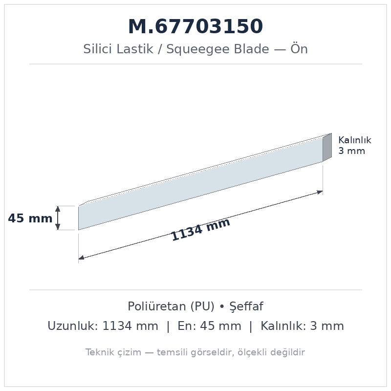 Silici Lastik M.67703150