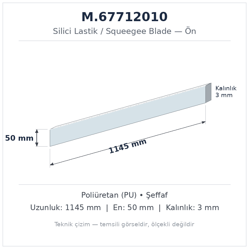 Silici Lastik M.67712010