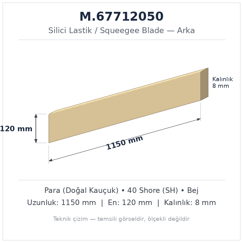 Silici Lastik M.67712050