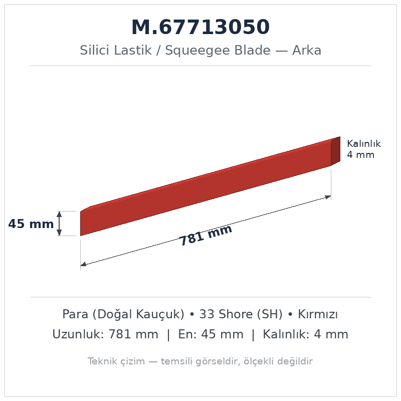 Silici Lastik M.67713050