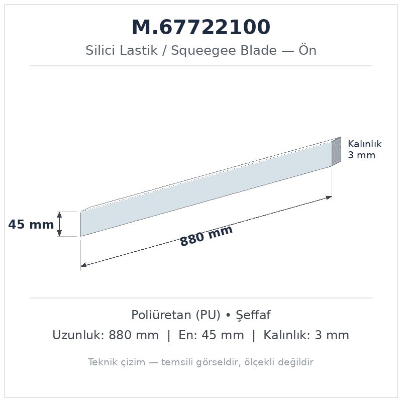 Silici Lastik M.67722100