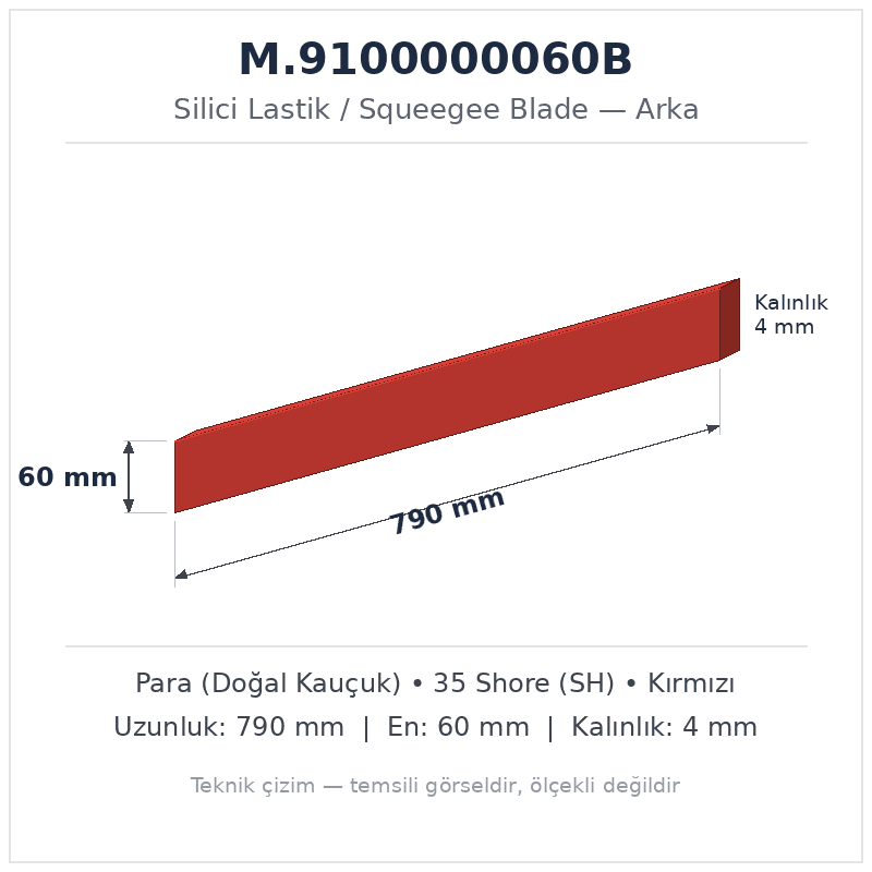 Silici Lastik M.9100000060B