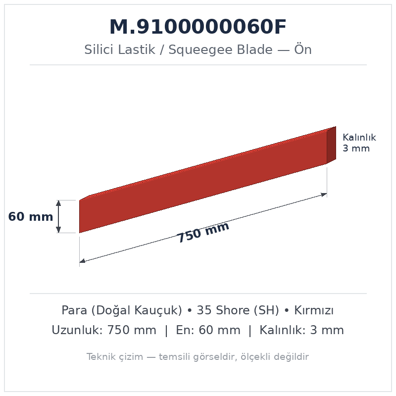 Silici Lastik M.9100000060F