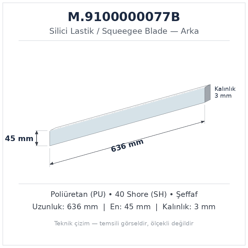 Silici Lastik M.9100000077B