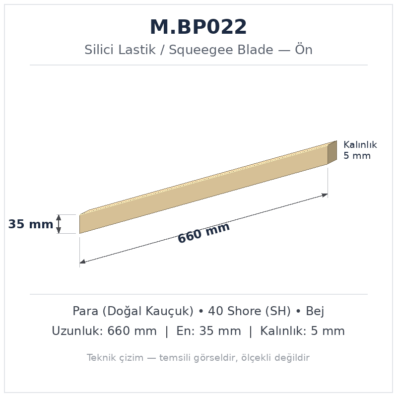 Silici Lastik M.BP022