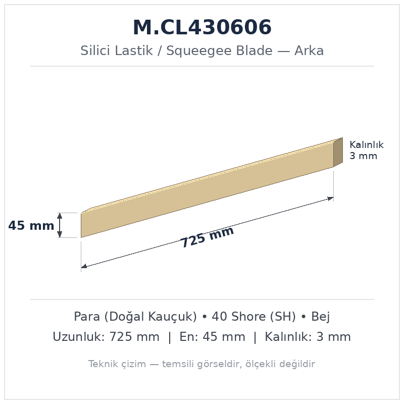 Silici Lastik M.CL430606