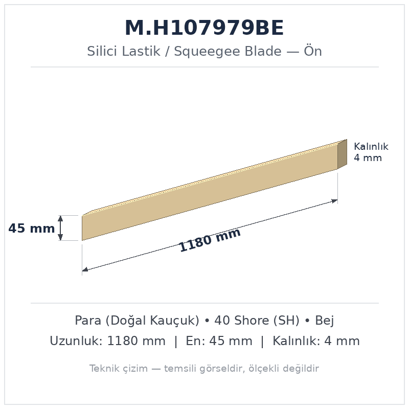 Silici Lastik M.H107979BE