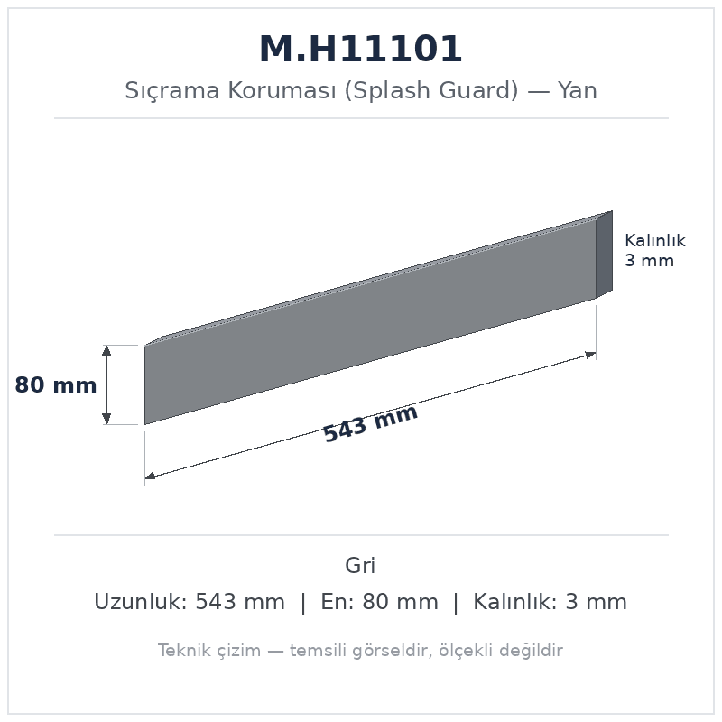 Sıçrama Koruması M.H11101