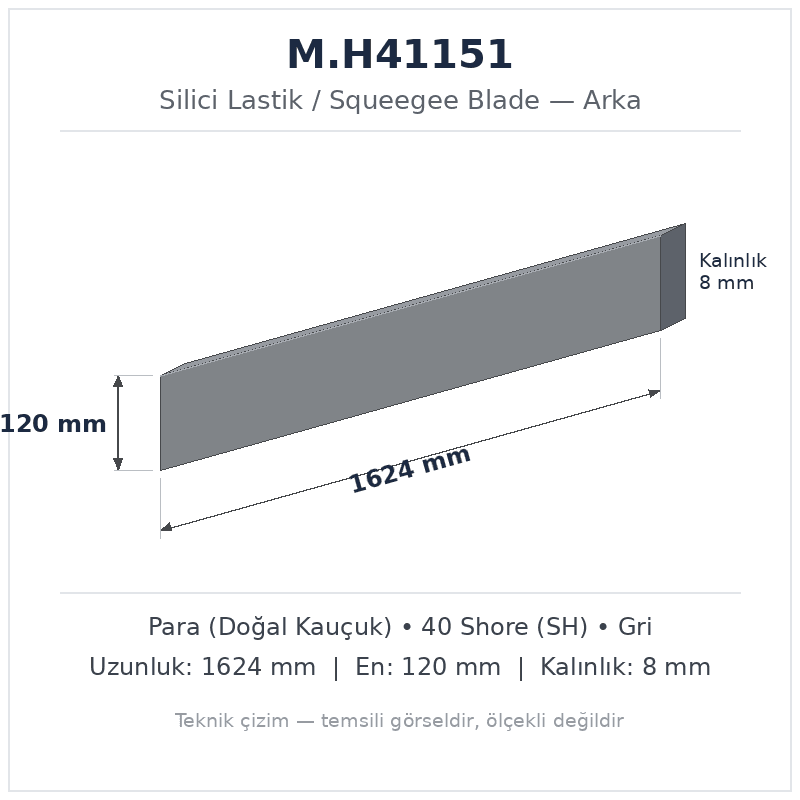 Silici Lastik M.H41151