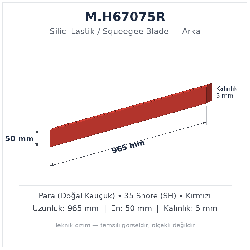 Silici Lastik M.H67075R