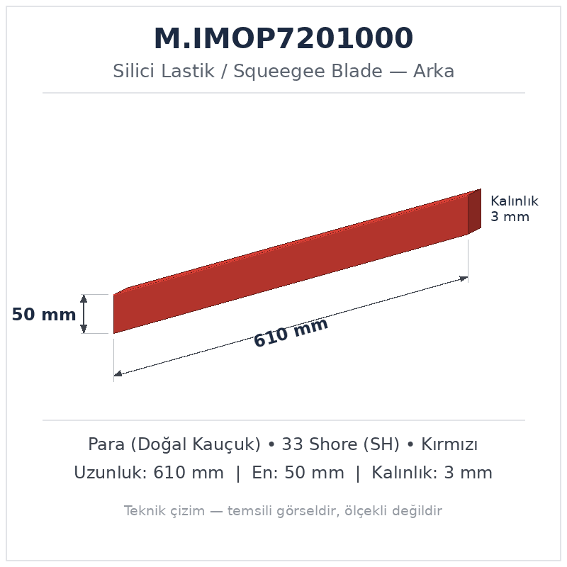 Silici Lastik M.IMOP7201000