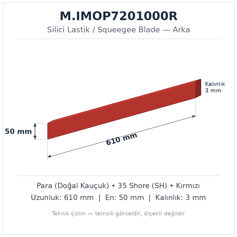 Silici Lastik M.IMOP7201000R
