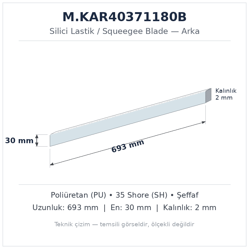 Silici Lastik M.KAR40371180B