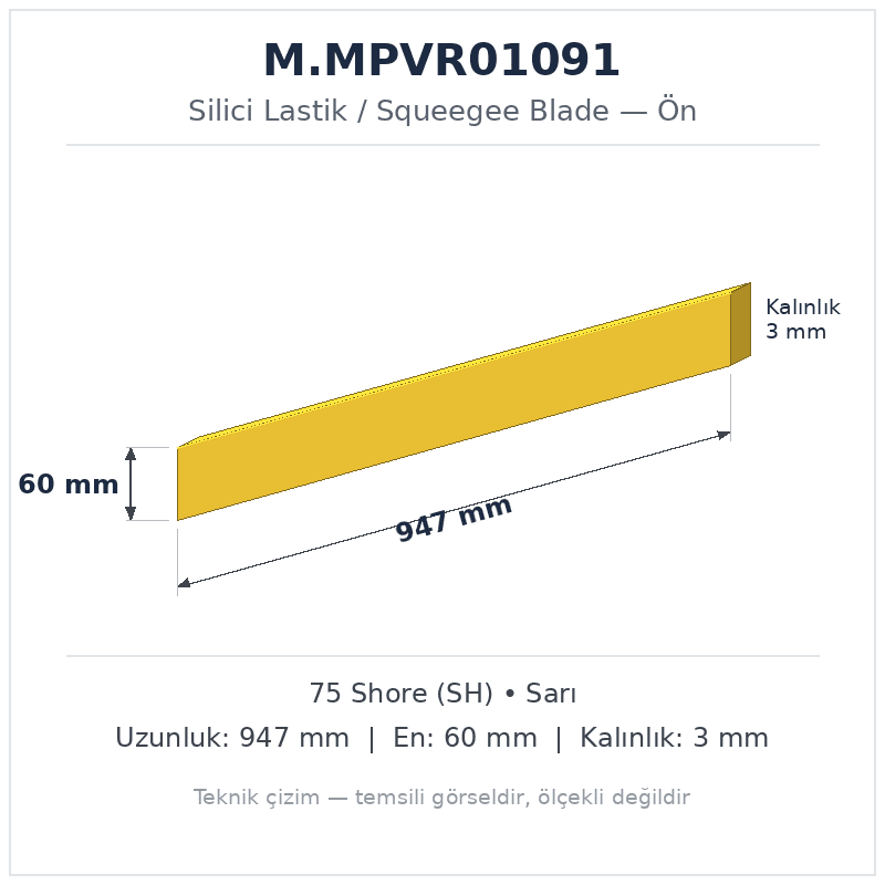 Silici Lastik M.MPVR01091