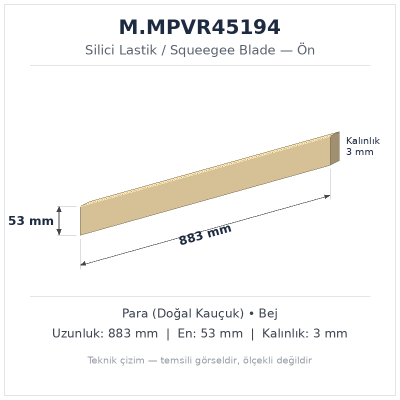 Silici Lastik M.MPVR45194