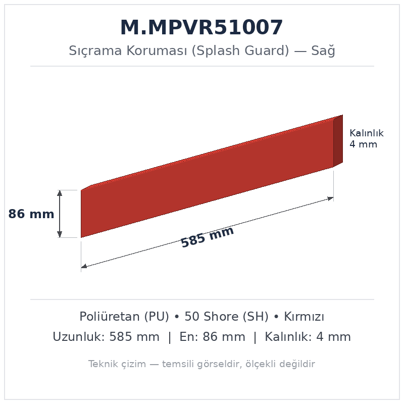 Sıçrama Koruması M.MPVR51007