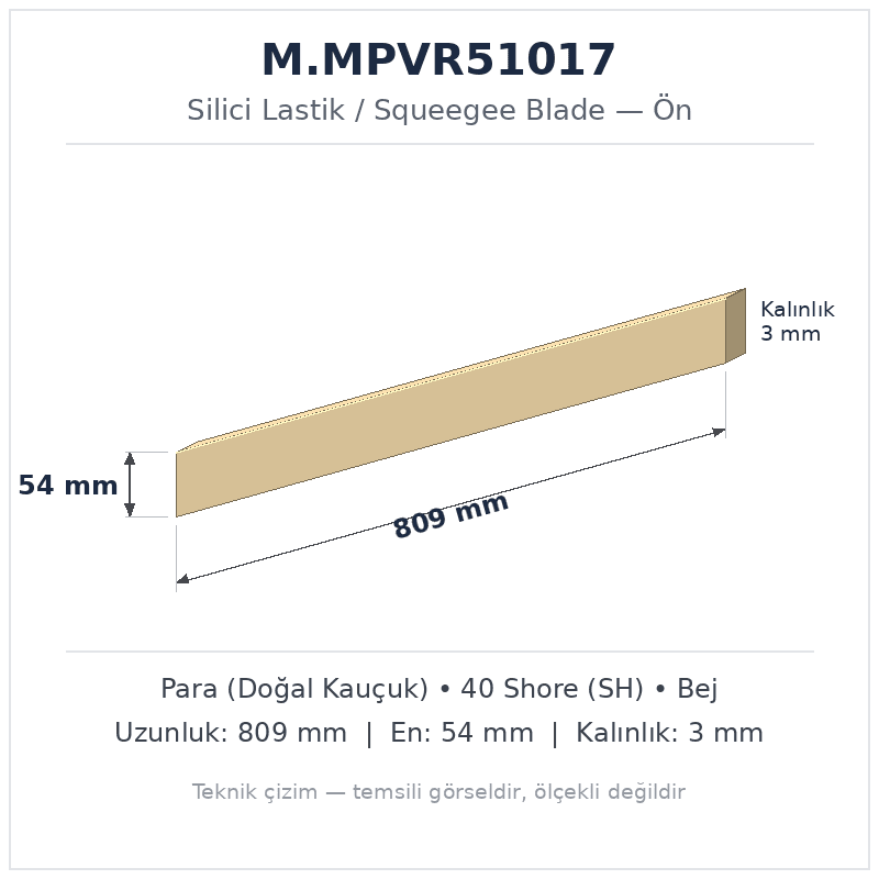 Silici Lastik M.MPVR51017