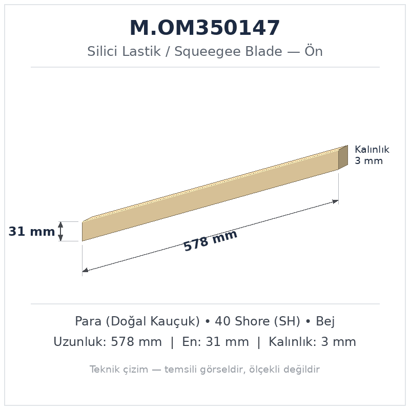 Silici Lastik M.OM350147