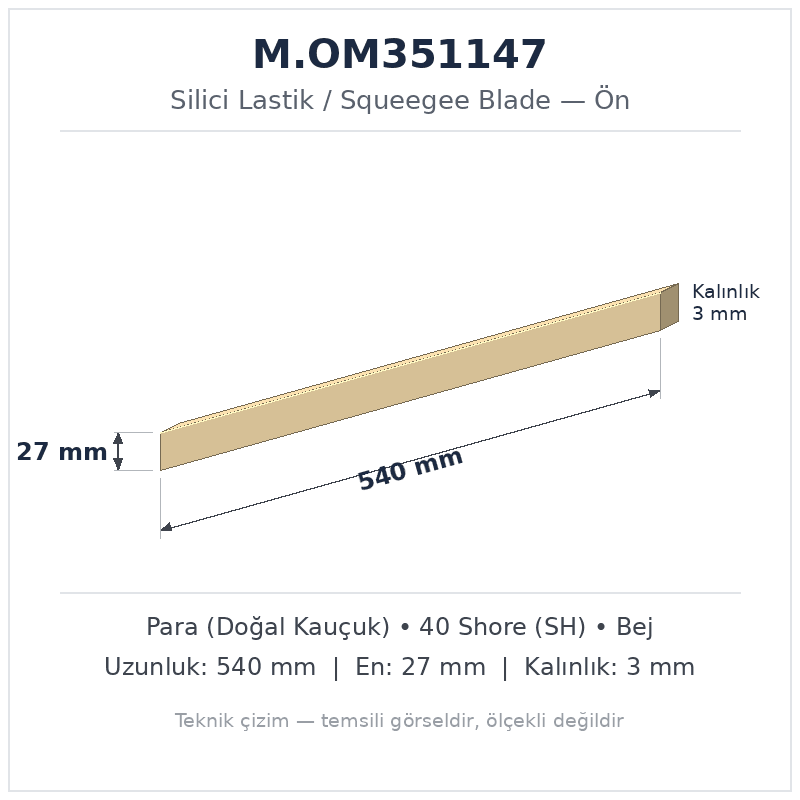 Silici Lastik M.OM351147