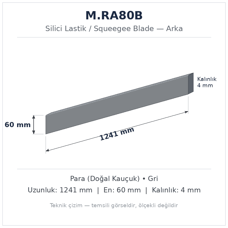 Silici Lastik M.RA80B