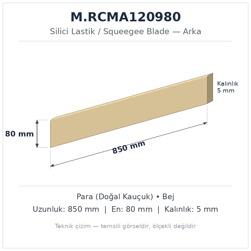 Silici Lastik M.RCMA120980