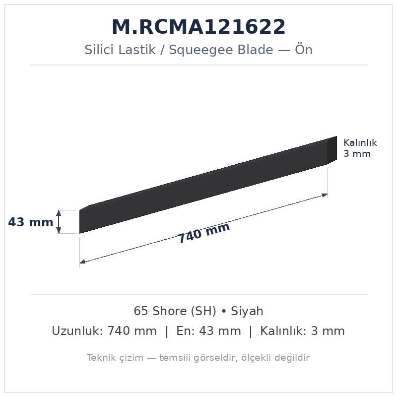 Silici Lastik M.RCMA121622