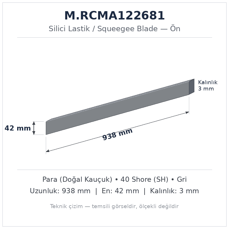 Silici Lastik M.RCMA122681