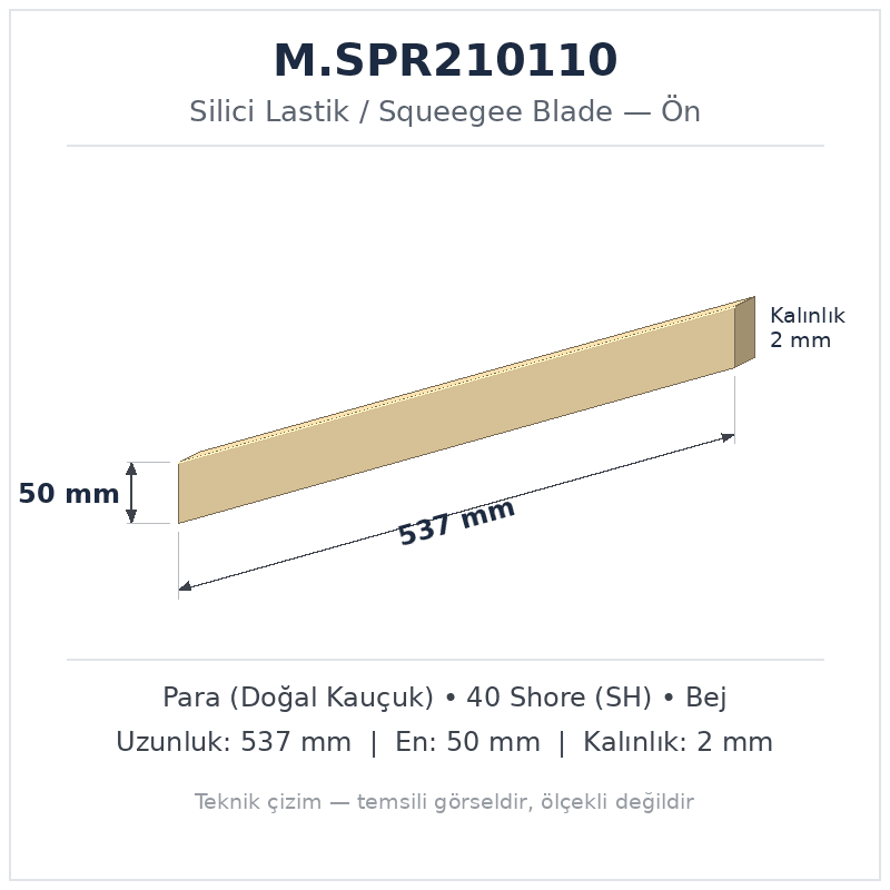 Silici Lastik M.SPR210110