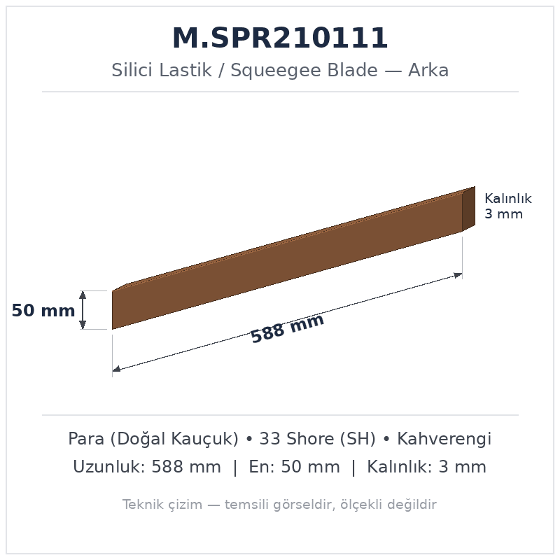 Silici Lastik M.SPR210111