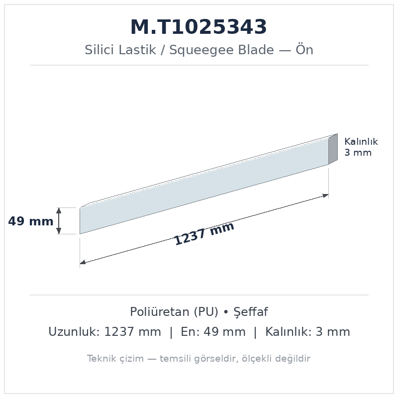 Silici Lastik M.T1025343