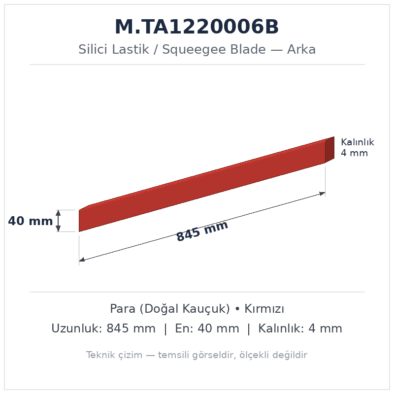 Silici Lastik M.TA1220006B