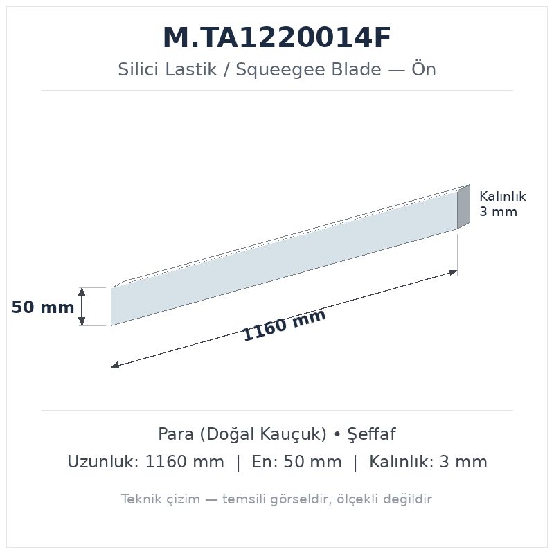 Silici Lastik M.TA1220014F