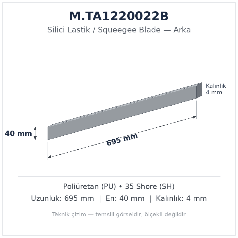 Silici Lastik M.TA1220022B