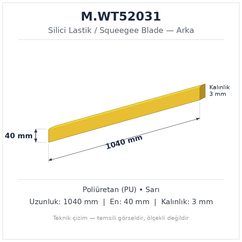 Silici Lastik M.WT52031