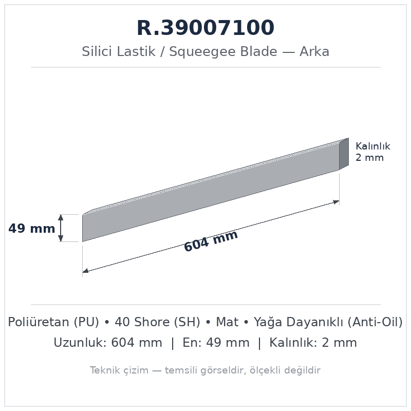 Silici Lastik R.39007100