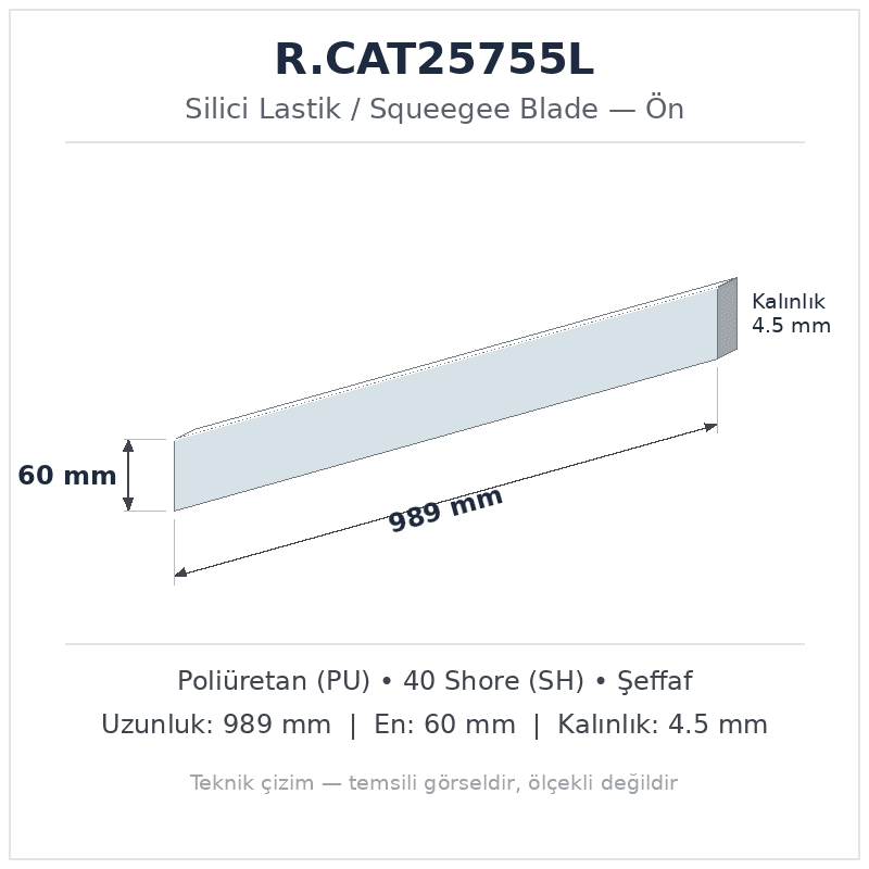 Silici Lastik R.CAT25755L