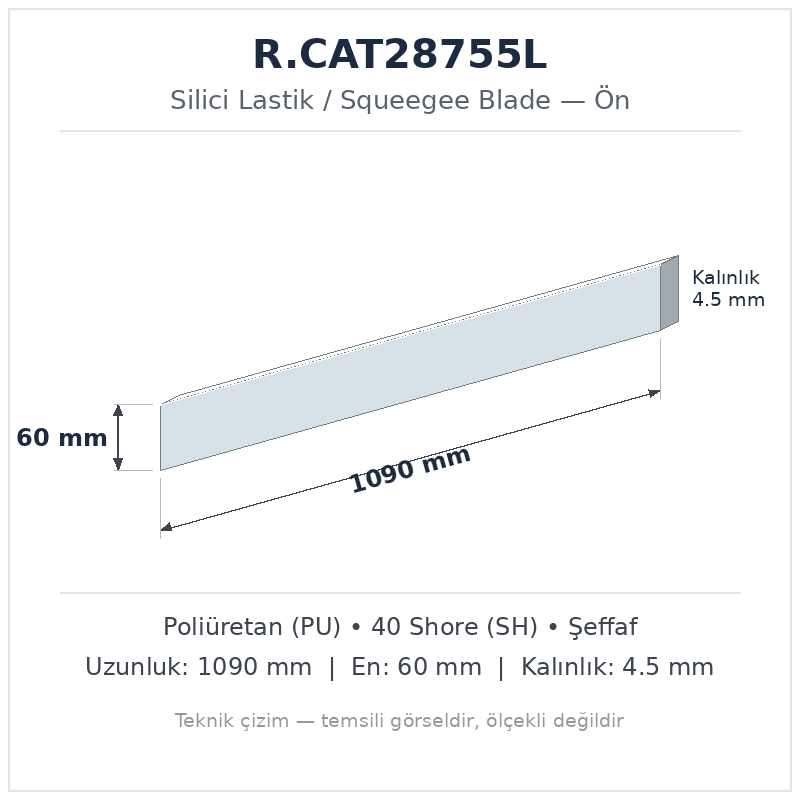 Silici Lastik R.CAT28755L