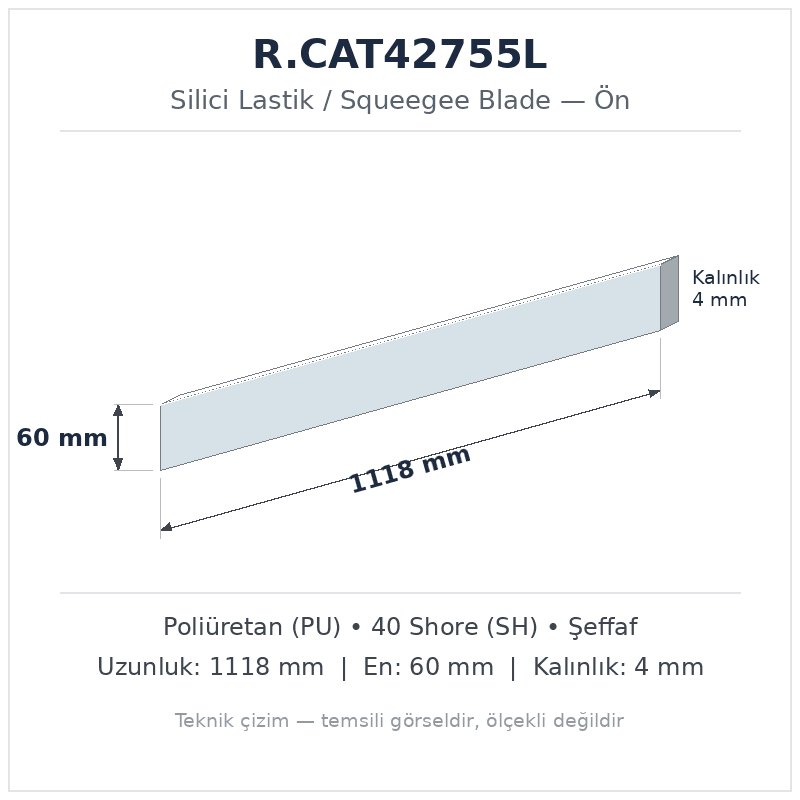 Silici Lastik R.CAT42755L