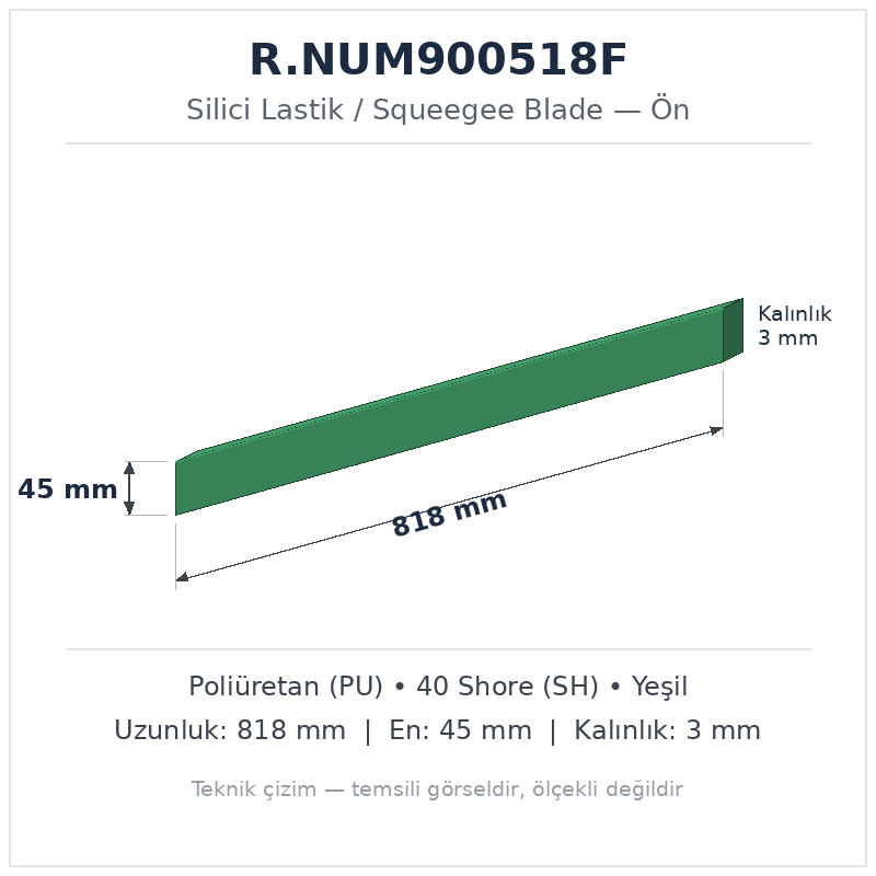 Silici Lastik R.NUM900518F