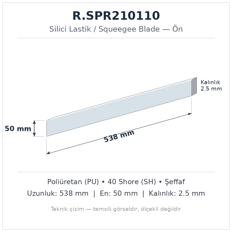 Silici Lastik R.SPR210110