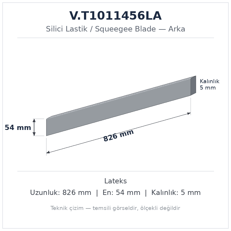 Silici Lastik V.T1011456LA