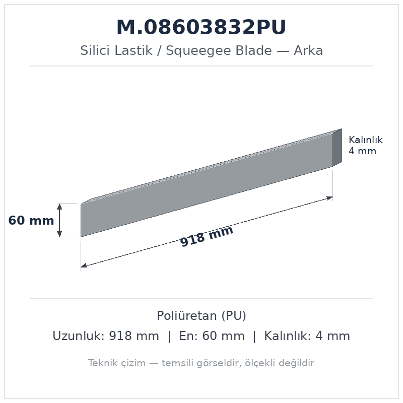 Silici Lastik M.08603832PU