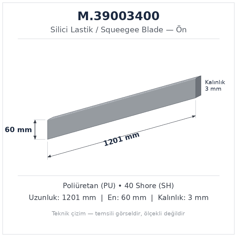 Silici Lastik M.39003400