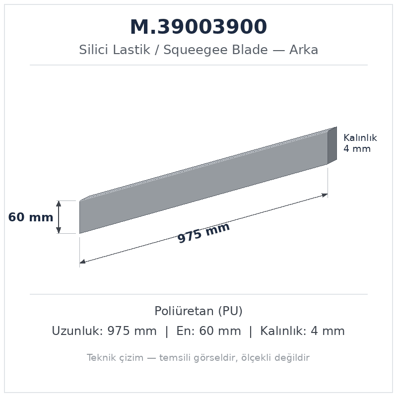 Silici Lastik M.39003900