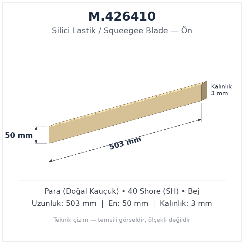 Silici Lastik M.426410
